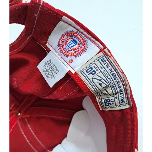 University of Mississippi Ole Miss Rebels Red Adjustable Hat Cap Drew Pearson - Picture 6 of 6